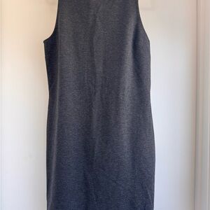 Elegant Gray Sleeveless Dress